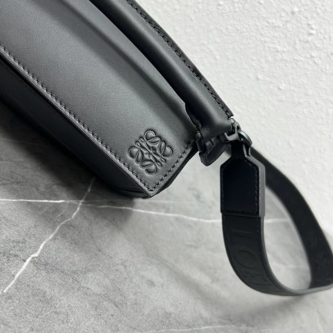 Loewe Mini Puzzle Bag in Classic Calfskin Black